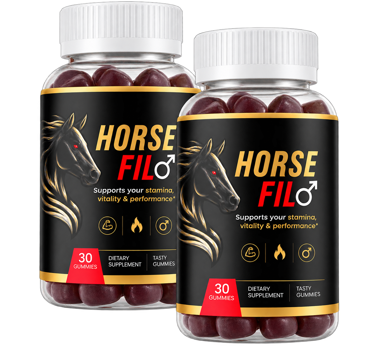 HorseFil gummies for men's daily energy and vitality support